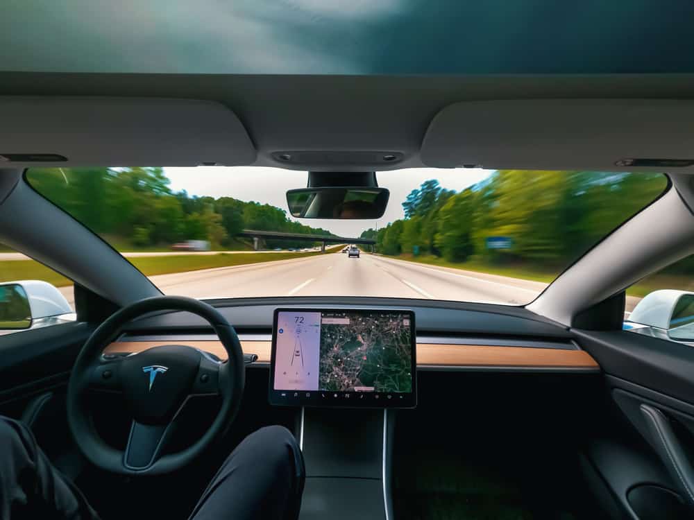Tesla Navigation Screen