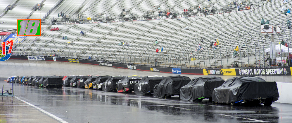 NASCAR Race Paused Because of Rain
